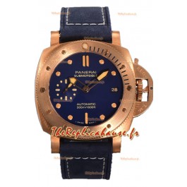 Panerai PAM1074 Sous-marin Bronze Bleu Abisso Réplique suisse miroir 1:1 42MM 