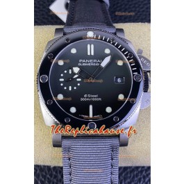 Panerai PAM01288 Submersible Quaranta Quattro en acier Réplique Grigio Roccia Miroir 1:1 