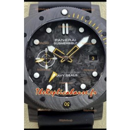Panerai Submersible PAM01324 Carbotech GMT Navy Seals Edition Réplique Miroir 1:1 44MM