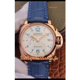 Montre Panerai Luminor DUE PAM756 Edition 1:1 Réplique Suisse avec boîtier or rose 42MM