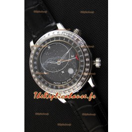 Montre Patek Philippe Grand Complication 6102P Suisse Celestial Moon Age Cadran Gris Répliquée 