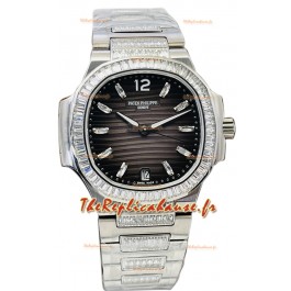 Patek Philippe Nautilus 7118 35MM 1:1 Acier inoxydable Cadran gris Montre Réplique miroir 1:1