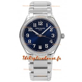 Patek Philippe Twenty-4 Cadran bleu 904L Boitier AcierMontre réplique 1:1 36MM