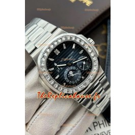 Patek Philippe Nautilus 5712G Réplique Montre suisse 1:1 cadran bleu