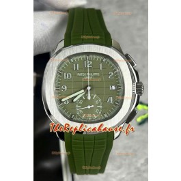 Patek Philippe Aquanaut 5968A Cadran vert Chronographe Montre réplique 1:1 