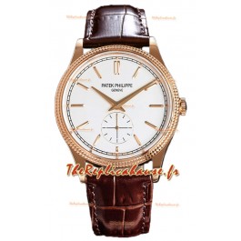 Patek Philippe Calatrava 6119R Boîtier or rose Montre réplique 1:1 