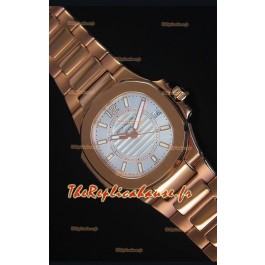 Montre en Or Rose 36MM Patek Philippe Nautilus Femmes