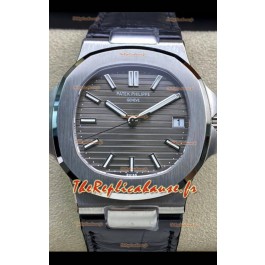 Patek Philippe Nautilus 5711G-001 Réplique de Montre en Acier 904L 2023 Miroir Actualisé - Cadran Gris