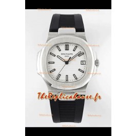 Patek Philippe Nautilus 5711/1A-011 Montre réplique 1:1 suisse en acier 904L cadran blanc 