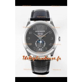 Patek Philippe Calendrier Annuel 5396G-014 Complications Montre Suisse Réplique avec cadran gris 