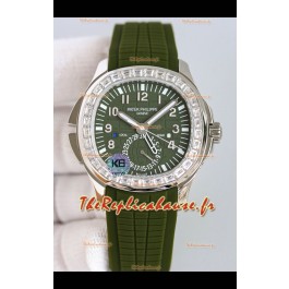 Patek Philippe Super Clone Aquanaut 5164A Montre réplique suisse Cadran vert 