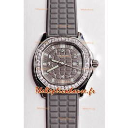 Patek Philippe Super Clone Aquanaut LUCE 5069-001 Quartz cadran gris 35MM
