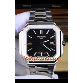 Patek Philippe Cubitus 5821 904L Boîtier acier Cadran noir Réplique montre suisse 