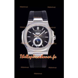 Montre Patek Philippe Nautilus 5726A 1:1 Montre Suisse cadran noir bracelet caoutchouc 