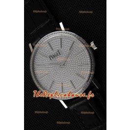 Montre Piaget Altiplano G0A36128 Suisse à Quartz avec Cadran diamant pavé Boîtier en acier Réplique