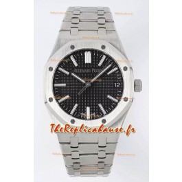 Audemars Piguet Royal Oak 15510 41MM 50è Anniversaire Black Dial 904L Acier Réplique Miroir 1:1