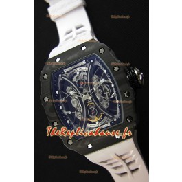 Richard Mille RM53-01 Pablo Mac Donough Boîtier Carbone Noir Montre Réplique Suisse 