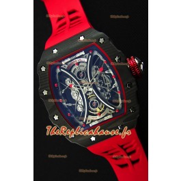Richard Mille RM53-01 Pablo Mac Donough Boîtier Carbone Rouge Montre Réplique Suisse 
