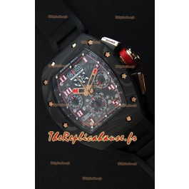 Montre Richard Mille RM011 Romain Grosjean Lotus F1 Édition Boîtier en Carbone forgé 