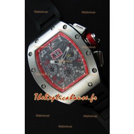 Montre Richard Mille RM011-FM Felipe Massa Étui en Titane d’une seule pièce avec Bracelet Noir