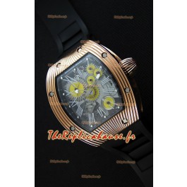 Montre Richard Mille RM 018 Tourbillon Hommage A Boucheron Suisse Boîtier Jaune Or
