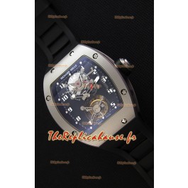 Montre Richard Mille RM001 Evolution Tourbillon Suisse avec Etui en satin mat sablé avec perles Répliquée
