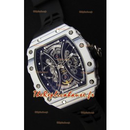 Richard Mille RM53-01 Pablo Mac Donough Boîtier Carbone Blanc Montre Réplique Suisse 