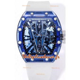 Richard Mille RM27-03 Boîtier saphir avec mouvement tourbillon authentique Réplique ultime 1:1