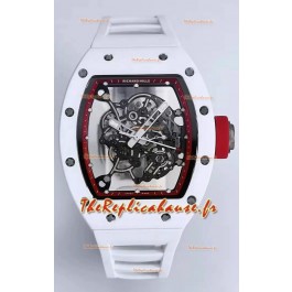 Richard Mille RM055 Montre Super Clone à Tourbillon Authentique et Boîtier Céramique