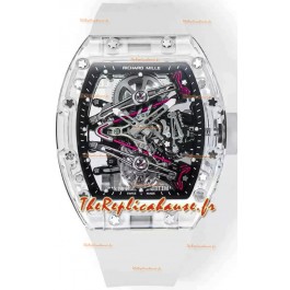 Richard Mille RM38-02 Sapphires Bubba Watson Véritable Mouvement Tourbillon Réplique miroir 1:1