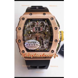 Richard Mille RM011-03 Felipe Massa Boîtier léger en titane monobloc de qualité miroir 1:1