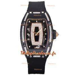 Richard Mille RM007 Céramique noire Automatique Superclone Suisse Réplique