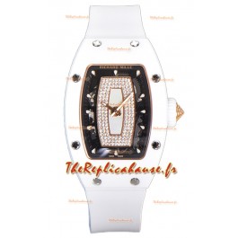 Richard Mille RM007 Superclone Suisse automatique en céramique blanche Montre réplique 