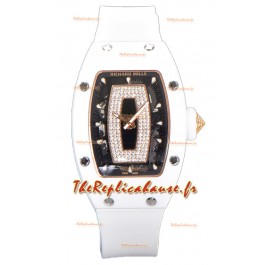 Richard Mille RM007 Superclone Suisse automatique en céramique blanche Montre réplique 
