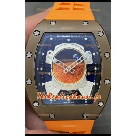 Richard Mille RM52-02 Édition limitée Pharrell Williams Véritable Tourbillon Réplique Montres 1:1 