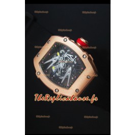 Richard Mille RM027 Tourbillon Rafael Nadal Edition Montre Suisse in Rose Gold Case