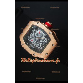 Richard Mille RM027 Tourbillon Rafael Nadal Edition Montre Suisse en Or 18k