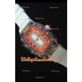 Richard Mille RM07-02 Sapphir Ladies Montre Réplique Suisse avec Cadran Blanc Perlé