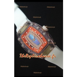 Richard Mille RM07-02 Sapphir Ladies Montre Réplique Suisse avec Cadran Bleu Perlé