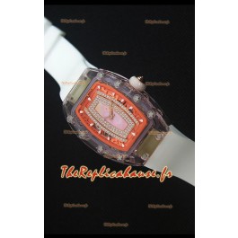 Richard Mille RM07-02 Sapphir Ladies Montre Réplique Suisse avec Cadran Rose Perlé
