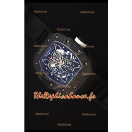 Richard Mille RM035-2 Rafael Nadal Boîtier en Carbone forgé avec Couronne Blanche