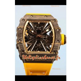 Richard Mille RM12-01 Carbon Fiber Genuine Tourbillon Movement Miroir 1:1 Replica Watch