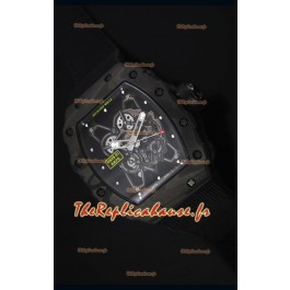 Montre Replica Suisse RM35-01 Richard Mille Edition Rafael Nadal avec un Bracelet en Nylon Noir
