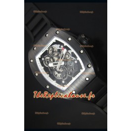 Montre RM055 Richard Mille avec Boitier Céramique avec Lunette Intérieure Blanche