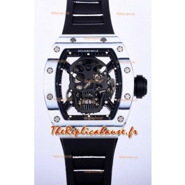 Richard Mille RM052-1 Tourbillon en boîtier carbone NTPT blanc - Qualité miroir 1:1