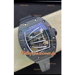 Richard Mille RM59-01 Véritable Mouvement Tourbillon dans un boîtier en carbone NTPT noir