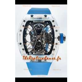 Richard Mille Super Clone RM53-01 Pablo Mac Donough Boîtier saphir avec mouvement tourbillon original