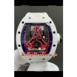 Richard Mille RM52-03 Paris Saint-Germain Tourbillon Céramique Blanche Réplique Montre Suisse