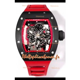 Montre Richard Mille Super Clone RM055 avec boîtier en céramique et tourbillon véritable 