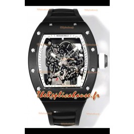 Montre Richard Mille Super Clone RM055 Boîtier céramique avec tourbillon véritable 